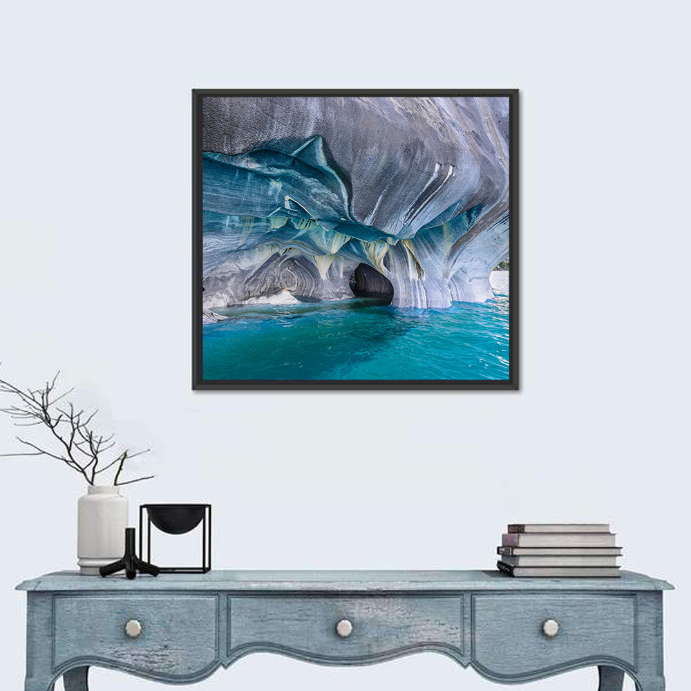 General Carrera Marble Caves Wall Art in a room, square