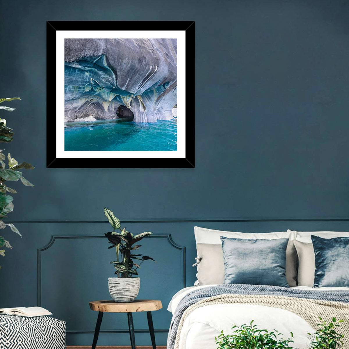 General Carrera Marble Caves Wall Art in a room, square
