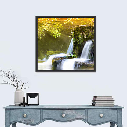 Forest Waterfall Wall Art