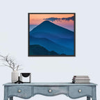 Twilight Mountain Range Wall Art