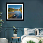 Morning Light at Stanley Lake Wall Art