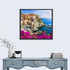 Manarola Cliffside Village Wall Art