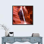 Antelope Canyon Light Beam Wall Art