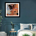 Barking Dog Gestural Abstract Wall Art
