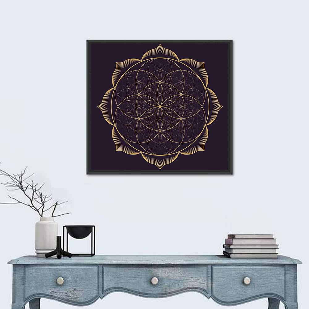 Mandala Sacred Geometry Wall Art