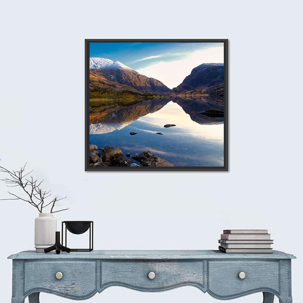 Auger Lake Morning Reflection Wall Art