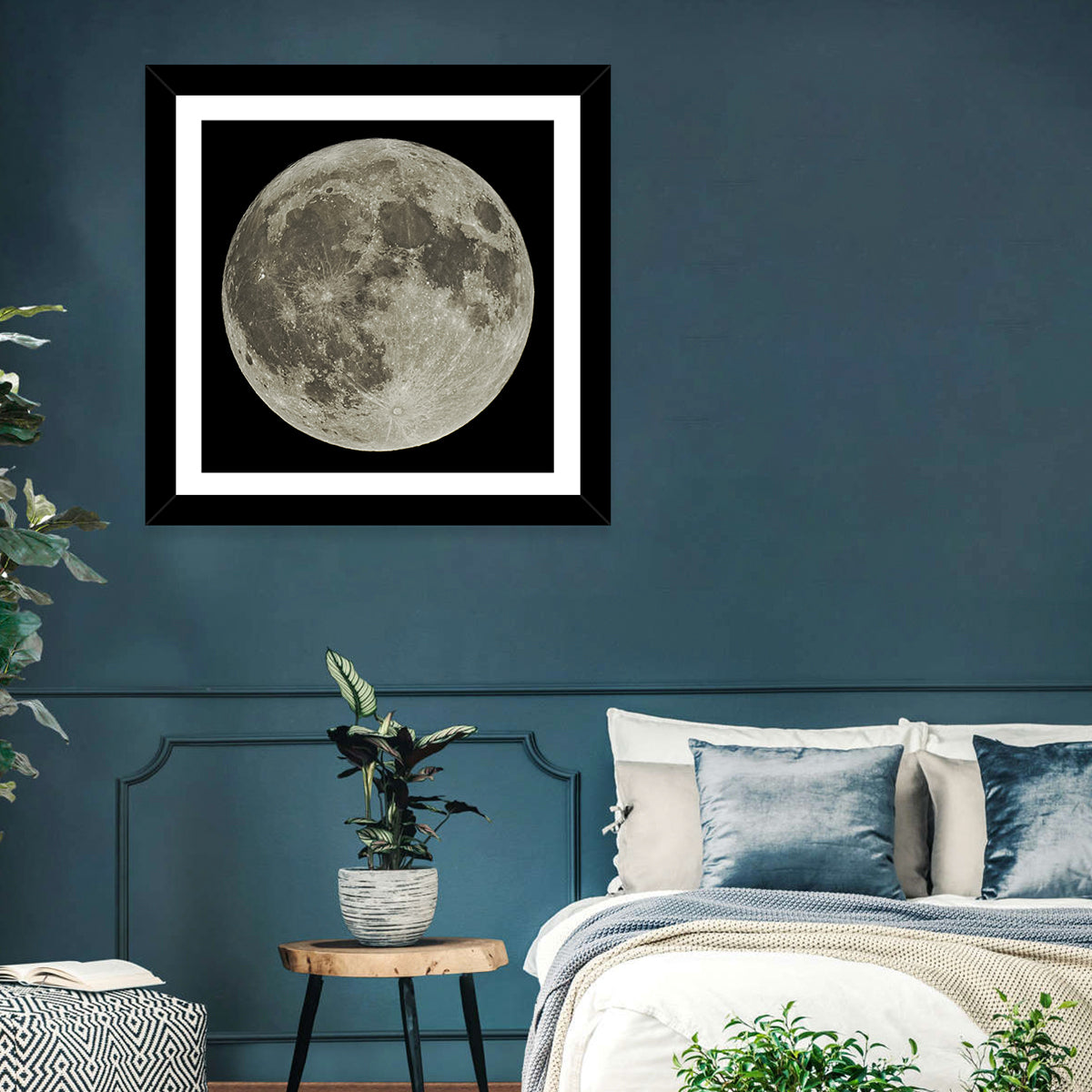 Full Moon with Tycho Rays Wall Art