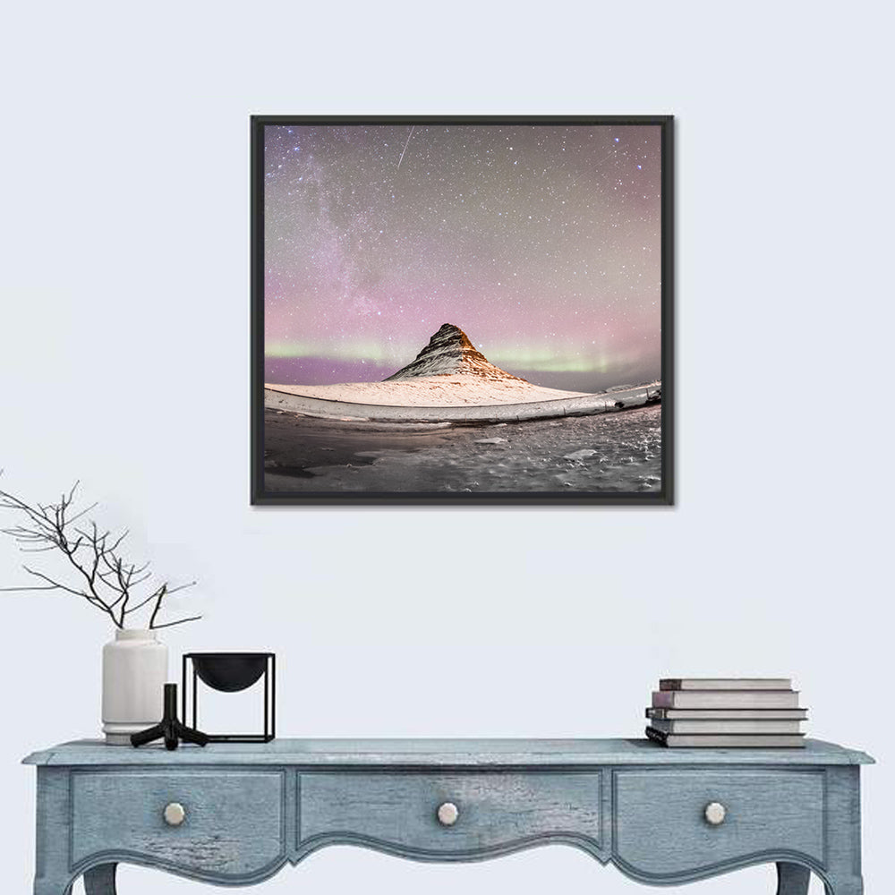 Snowy Kirkjufell Wall Art
