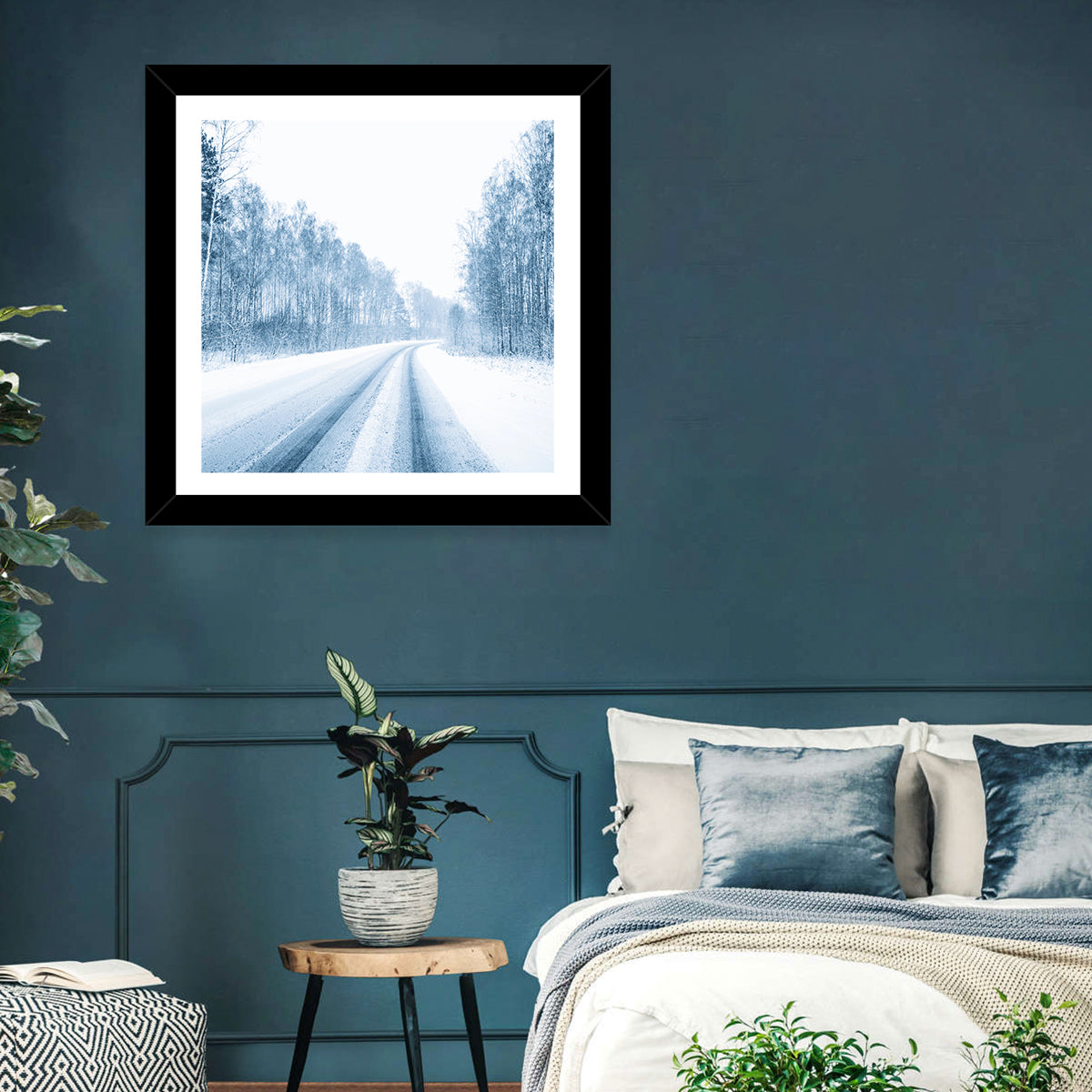 Snowy Road Wall Art