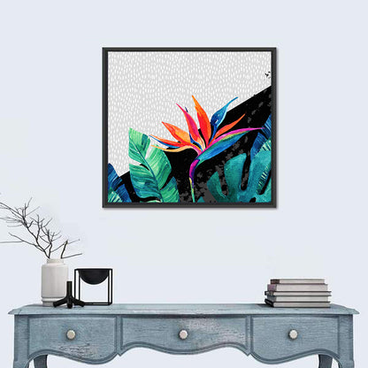 Exotic Flower Illustration Wall Art