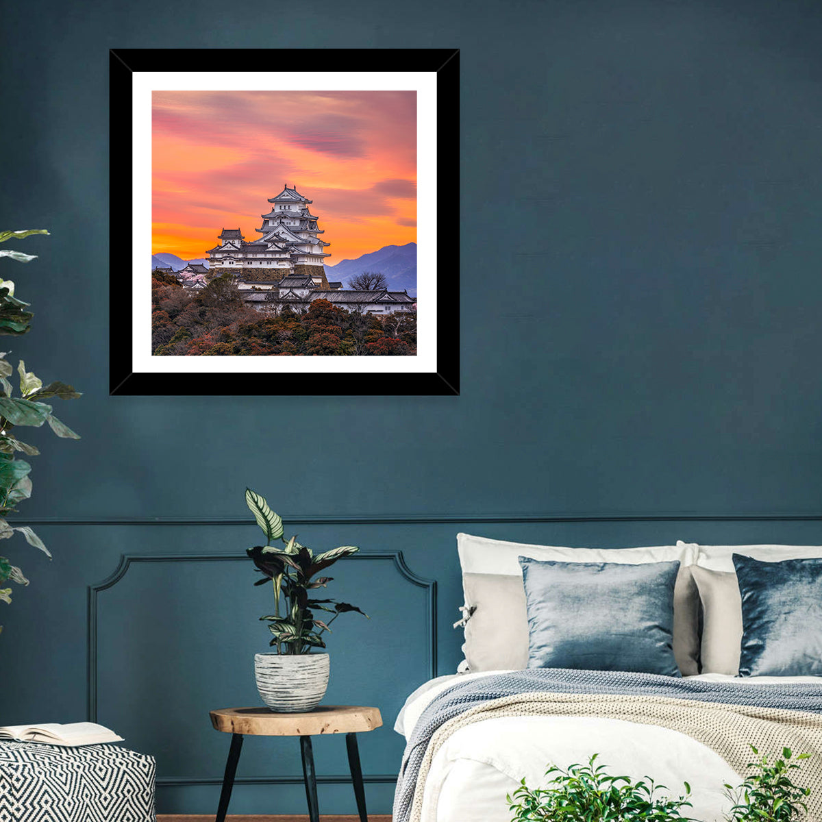 Himeji Castle at Sunrise Wall Art