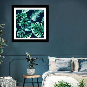 Fresh Leaves Pattern Wall Art