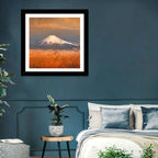 Snow-capped Mount Fuji at Sunset Wall Art