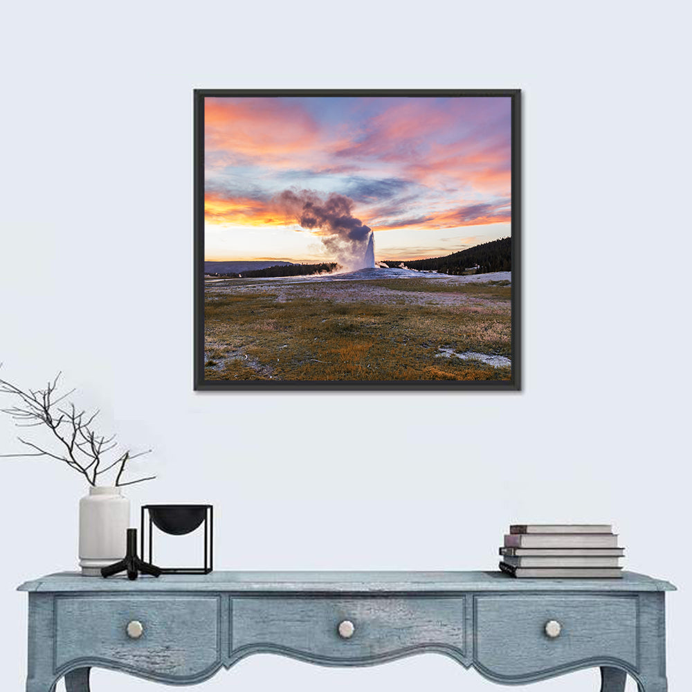 Old Faithful Cone Geyser Wall Art