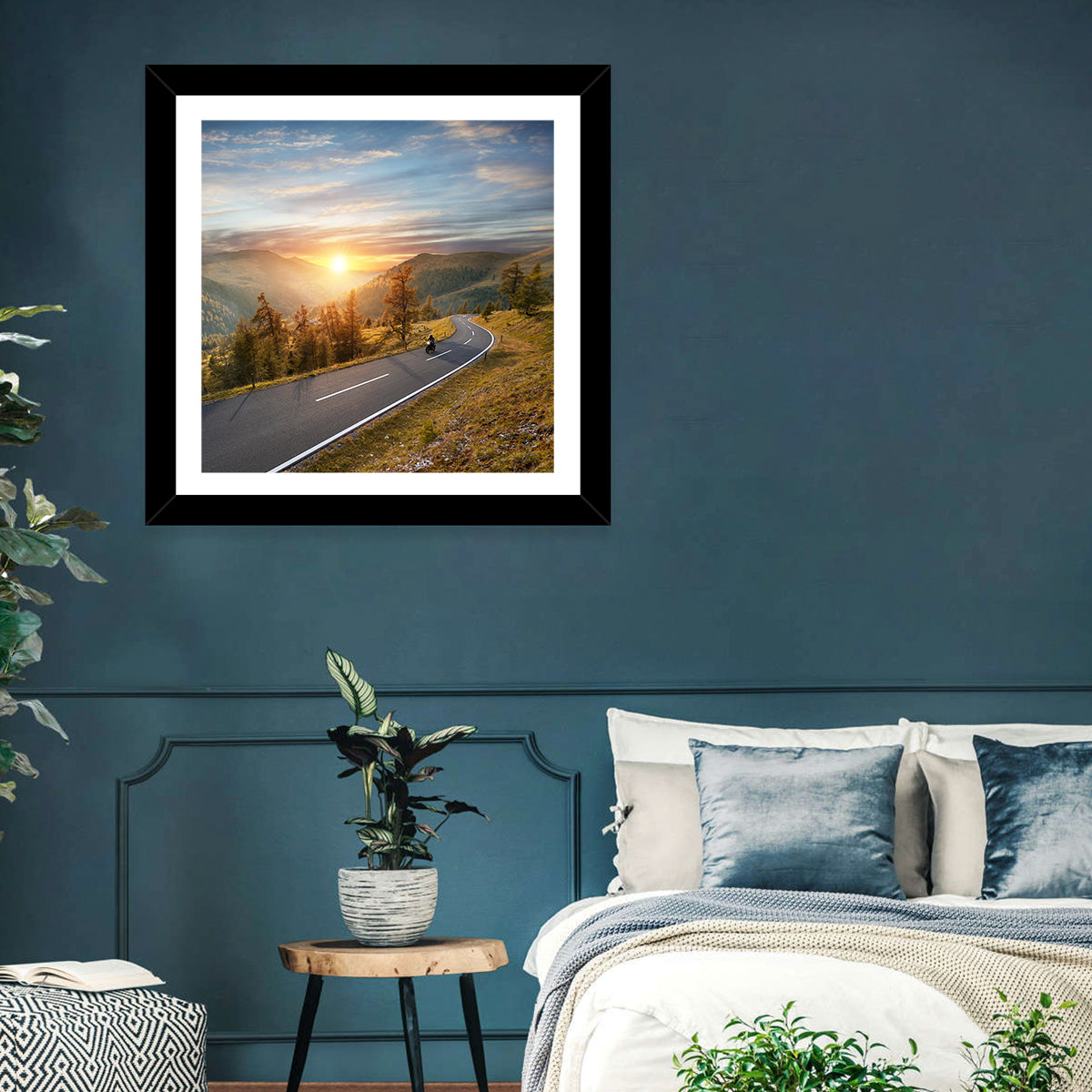 Alpine Highway at Golden Hour Wall Art
