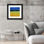 Cornfields Under Stormy Sky Wall Art
