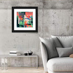 Tropical Leaves Collage Wall Art