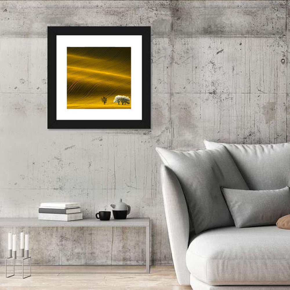 Golden Hour Rapeseed Field Wall Art
