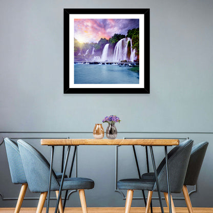 Banyue Waterfall Wall Art