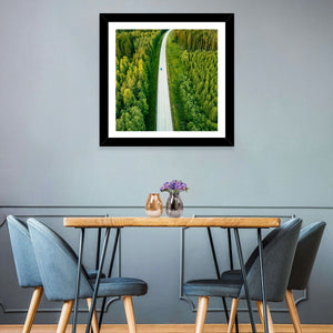 Road Through Forest Wall Art