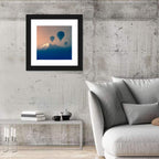 Three Hot Air Balloons Over Misty Peak Wall Art