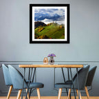 Jamnik Church on Misty Hill Wall Art