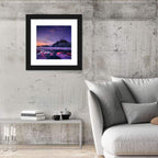 Twilight River and Snowy Pines Wall Art