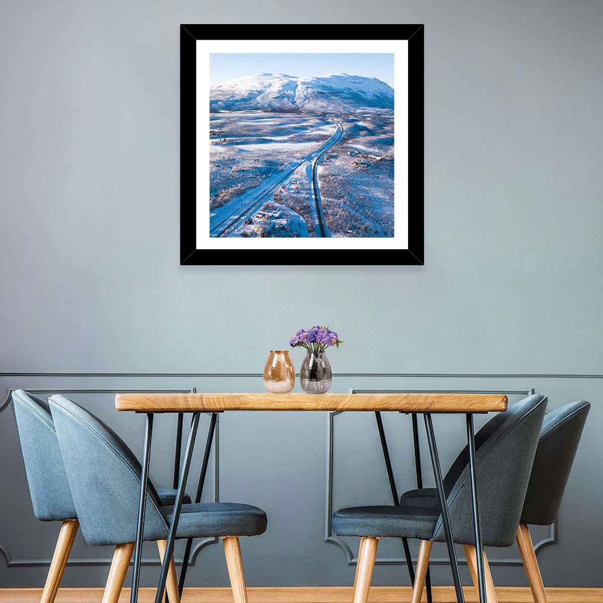 Snow Covered Terrain Wall Art