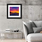 Infinite Desert Road Sunset Wall Art