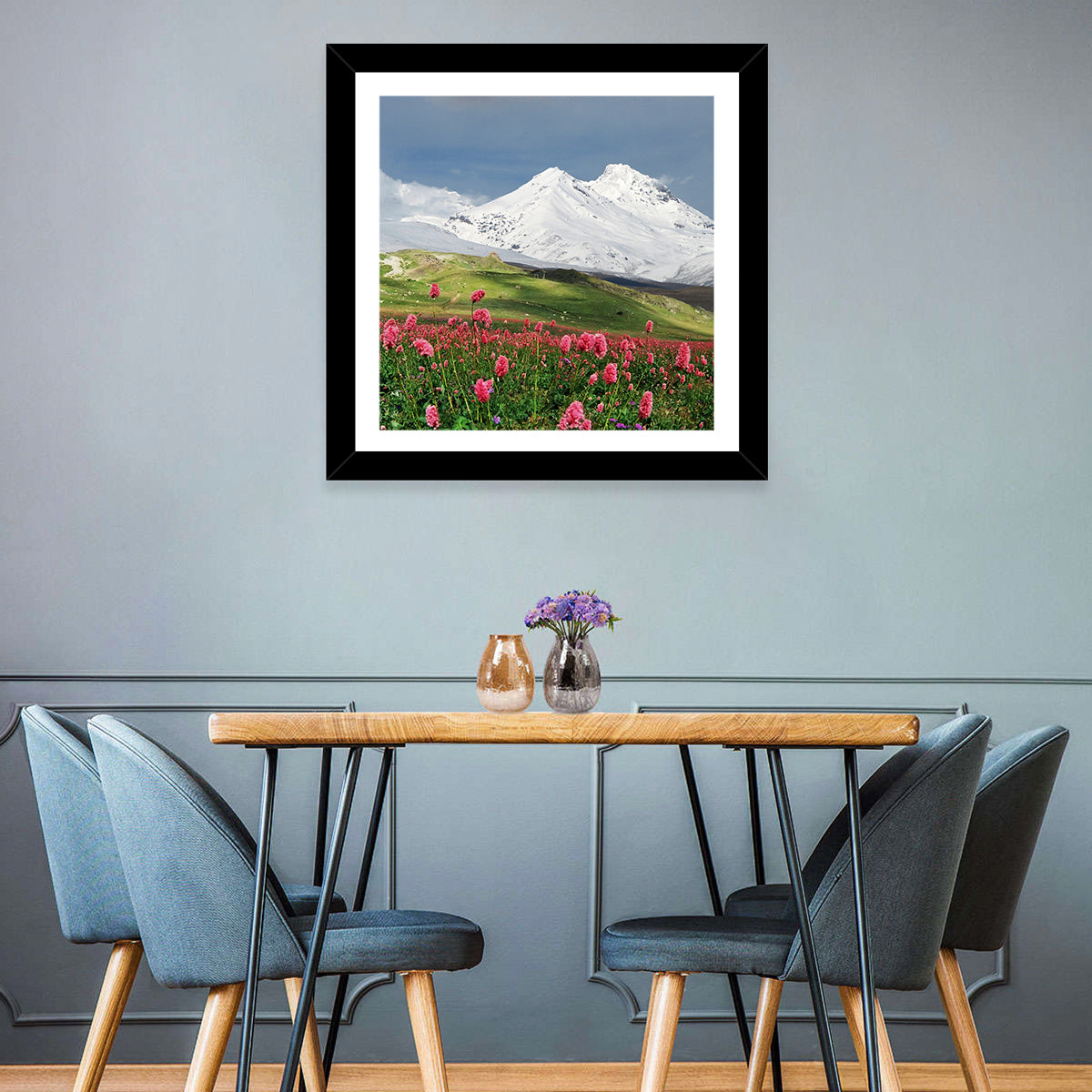 Caucasus Mountain & Spring Wall Art