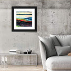 Moody Horizon Stripe Abstract Landscape Wall Art