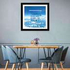Travel Because Money Returns Quote Wall Art