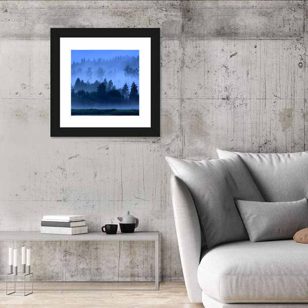 Misty Finnish Nightscape Wall Art