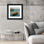 Tethered Boat on Lake Bled Wall Art
