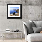 Titicaca Cliffs and Turquoise Water Wall Art