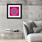 Botanical Om Mandala Wall Art