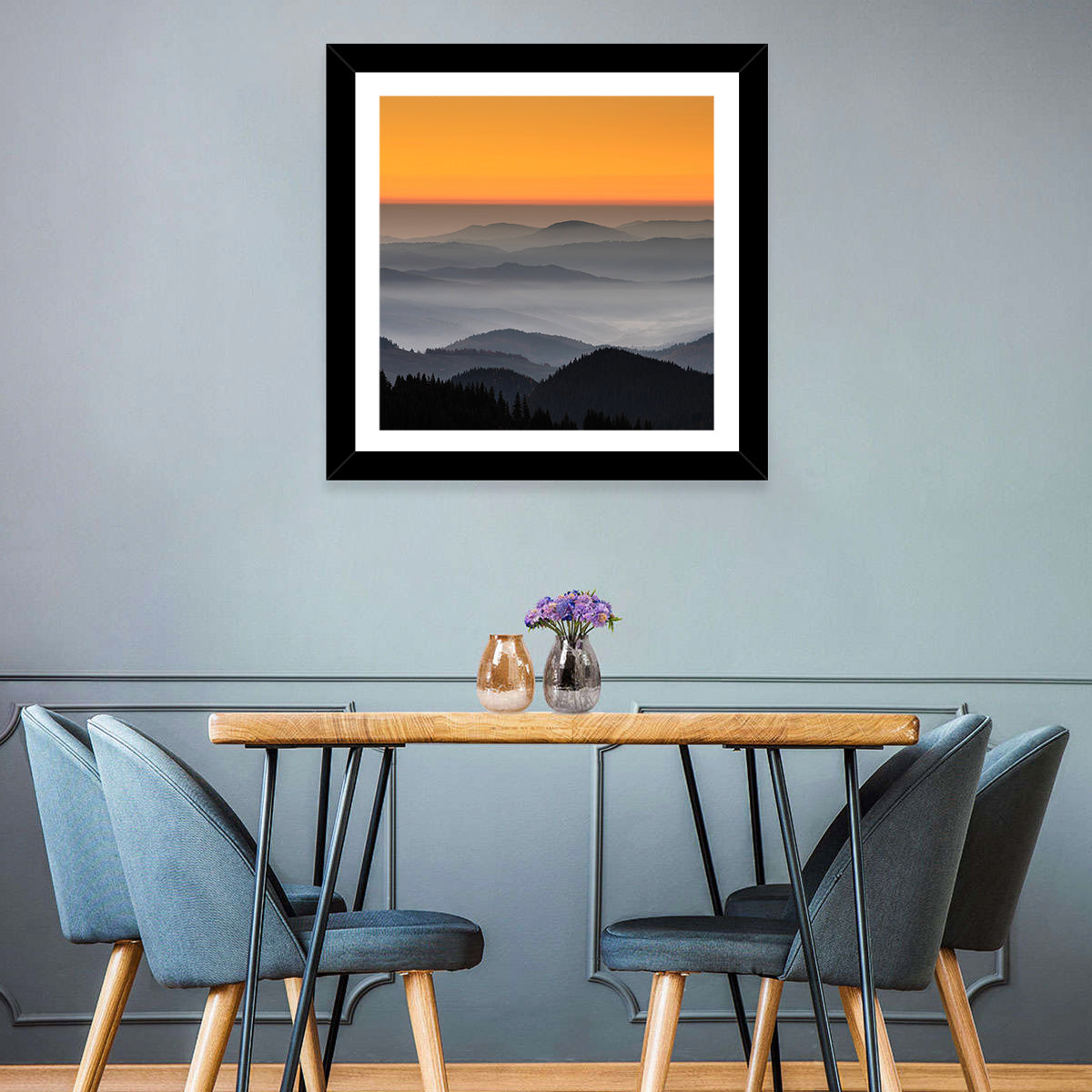 Rarau Mountains Sunrise Wall Art