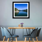 Calm Mountain Lake Reflection Wall Art
