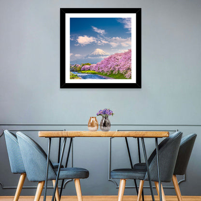 Mt Fuji Spring Wall Art