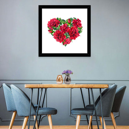 Floral Heart Wall Art