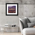 Al-saleh Mosque at Dusk Wall Art