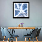 Birds-eye Ski Resort Landscape Wall Art