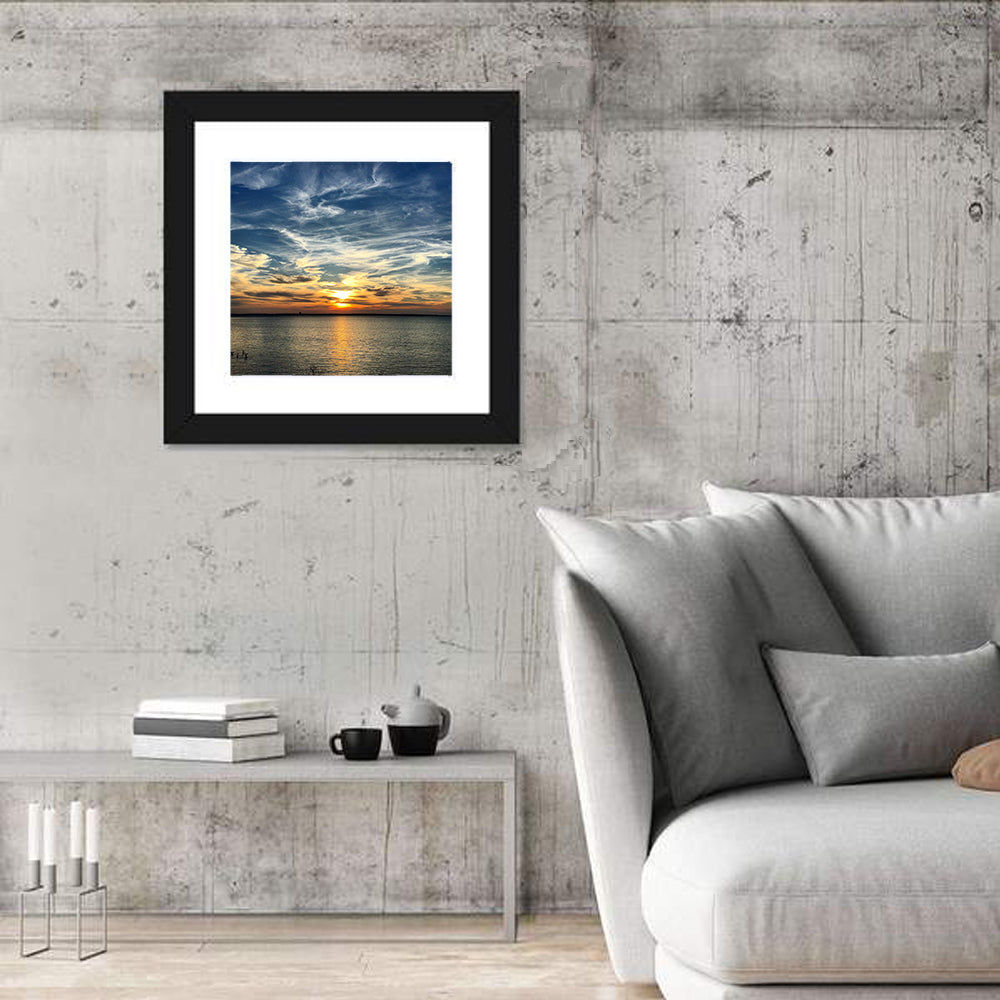 Texoma Lake Sunset Wall Art