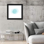 Translucent Blue Circles Wall Art