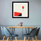 Hanging from a Lightbulb Wall Art