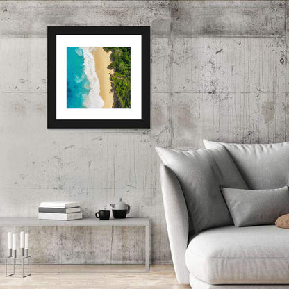 Aerial Sea Beach Wall Art