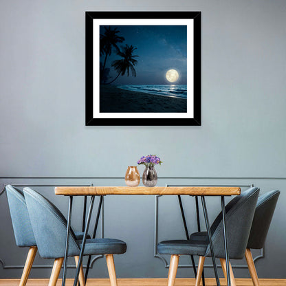 Palm Beach Moonset Wall Art