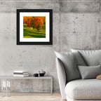 Golden Hour Golf Course Wall Art