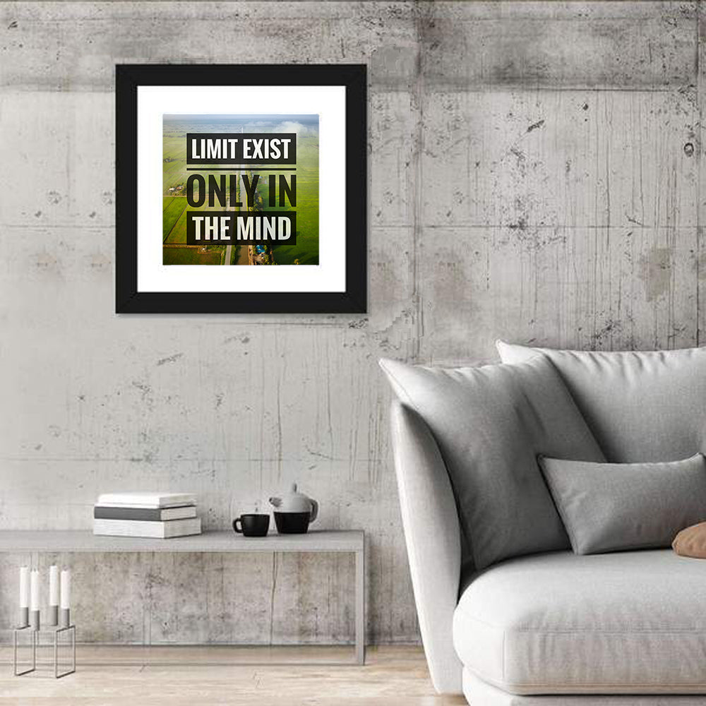 Limits Exist Only in the Mind Wall Art