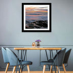 Rocky Coast Sunset Wall Art